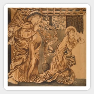 The Annunciation by Edward Burne-Jones Magnet